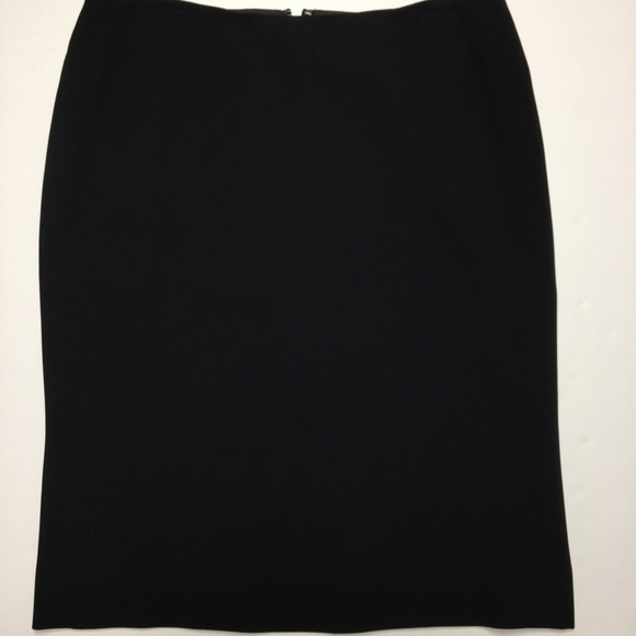 Ellen Tracy Women's Black Pencil Skirt Size 12 - Picture 1 of 5